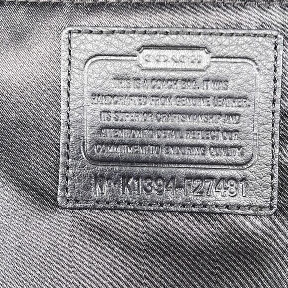 Coach Crossbody Bag‎ Medium Black Taylor Flap Soft Leather Convertible COA - Picture 11 of 13